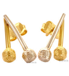Kolczyki złote, pr.585