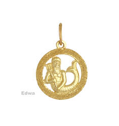 Zawieszka złota znak zodiaku Wodnik pr.585